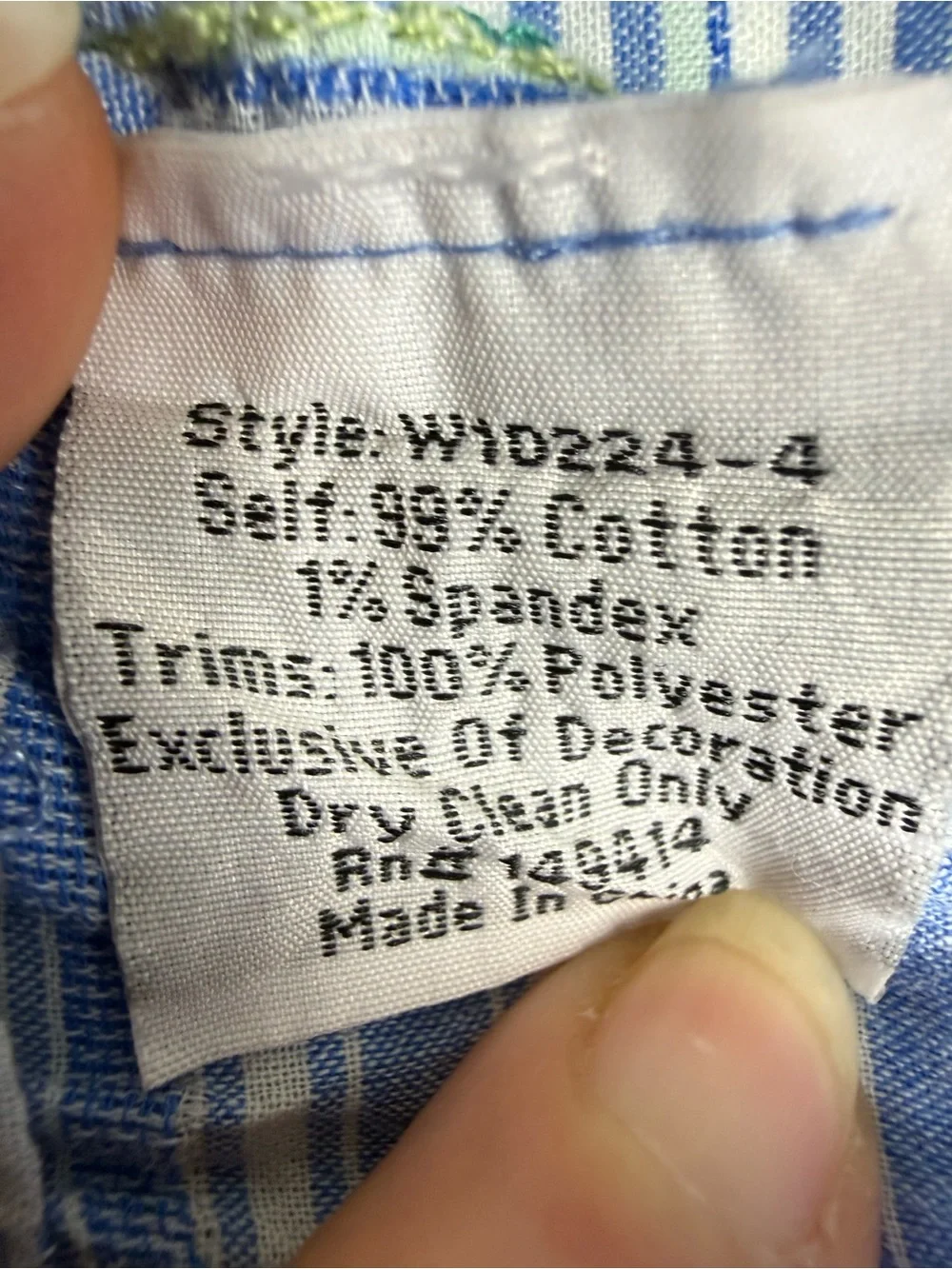 Johnny Was Jeanette Ruffle Sleeve in Aster Stripe - Picture 9 of 10